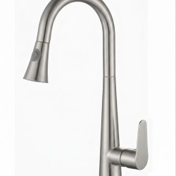 Μπαταρία Κουζίνας Inox Mat Ντους Bonken HT-7001