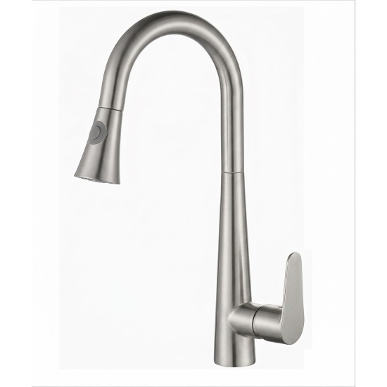 Μπαταρία Κουζίνας Inox Mat Ντους Bonken HT-7001