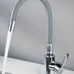 Μπαταρία Κουζίνας Σπαστή Inox Chrome-Γκρι Bonken HT-412 Μπαταρία Κουζίνας Σπαστή Inox Chrome-Γκρι Bonken HT-412