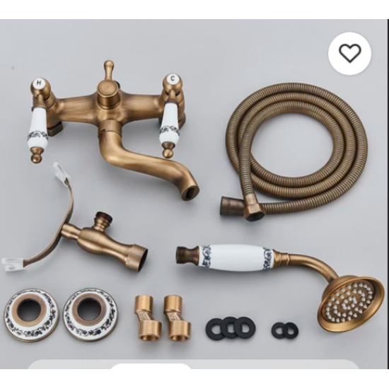 Μπαταρία Μπρονζέ Μπάνιου Πλήρες Σετ Bonken ST-210