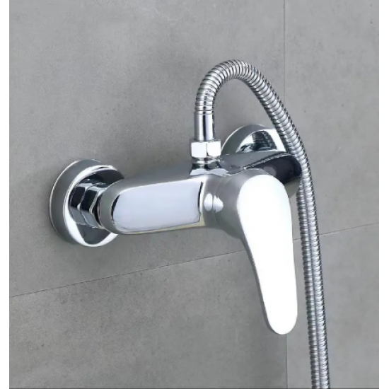 Μπαταρία Ντουζιέρας Chrome Ορείχαλκος (Brass) ΠΛΗΡΕΣ ΣΕΤ Bonken ST-2652