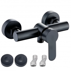 Μπαταρία Ντουζιέρας Μαύρη Stainless steel Bonken HT-1720