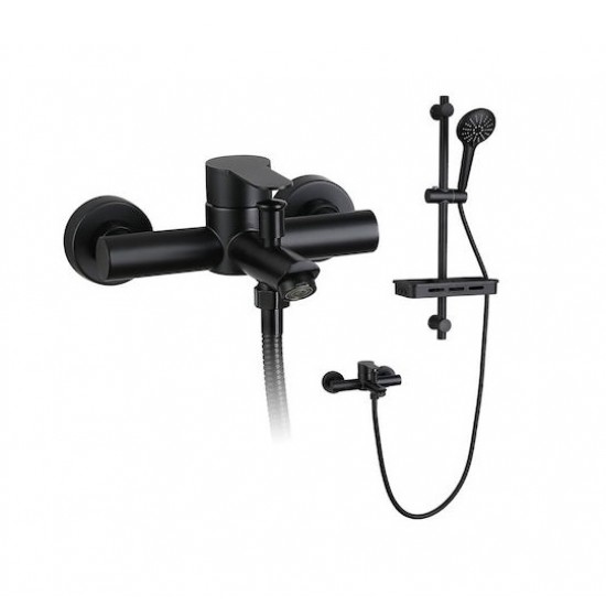 Stainless Steel 304 σετ στηριγμα τηλεφωνο ΜΑΥΡΟ