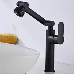 Μπαταρία Νιπτήρα Μαύρη Ψηλή Σπαστή Bonken HT-1538