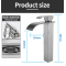 Νιπτηρος Μπαταρια Ψηλη Inox Mat Stainless Livia