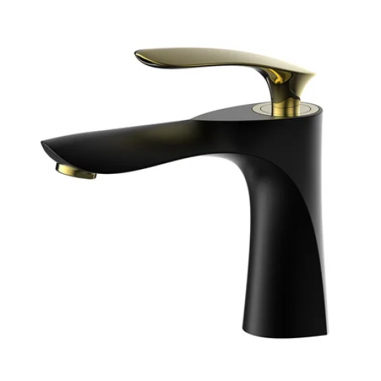 Νιπτηρος Μπαταρια χαμηλη Gold-Black ssus 304