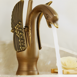 Μπαταρία Νιπτήρα Bronze Antique Χαμηλή Bonken Pegasos