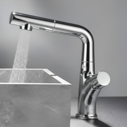 Μπαταρία Νιπτήρα Chrome Ντους Bonken HT-4007 