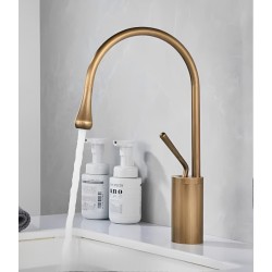 Μπαταρία Νιπτήρα Bronze Brass Bonken HT-1040