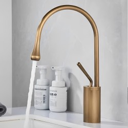 Μπαταρία Νιπτήρα Bronze Brass Bonken HT-1040