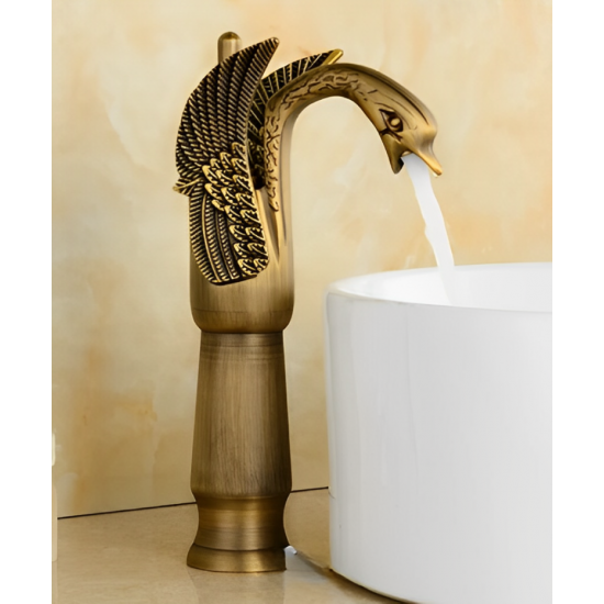 Μπαταρία Νιπτήρα Bronze Antique Υψηλή Bonken Pegasos2