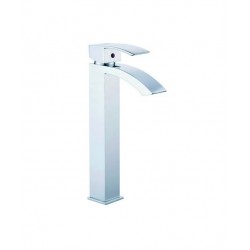 Ginkgo Ψηλή Αναμεικτική Μπαταρία Νιπτήρα Ψηλή Ασημί