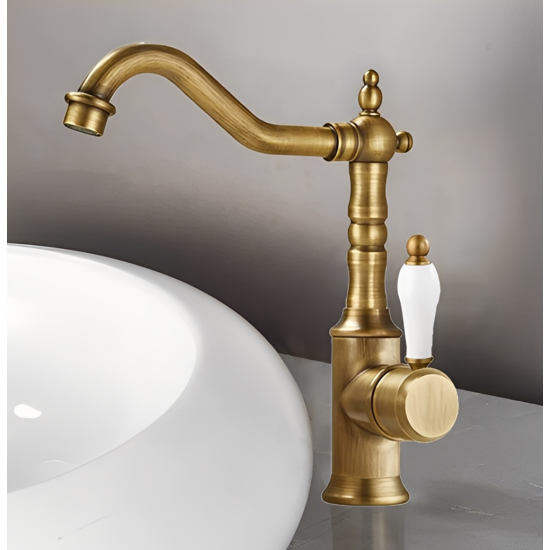 Μπαταρία Νιπτήρα Bronze Ψηλή Bonken HT-151AB