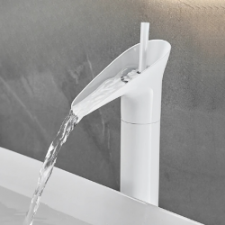 Μπαταρία Νιπτήρος Ψηλή Λευκή Bonken HT-784