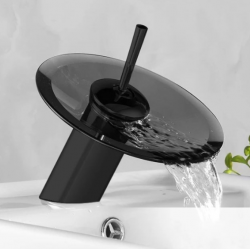 Μπαταρία Νιπτήρα Μαύρη Stainless steel Bonken HT-1835