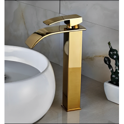 Μπαταρία Νιπτήρα Gold Ψηλή Tyra