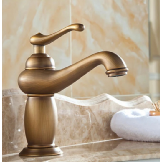 Μπαταρία Νιπτήρα Χαμηλή Bronze Antique Pallo