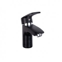 Μπαταρια νιπτήρα μπάνιου από μαύρο γρανίτη