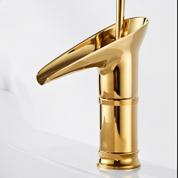 Μπαταρία Νιπτήρος Καταρράκτης Gold Χαμηλή Bonken HT-2004 Μπαταρία Νιπτήρος Καταρράκτης Gold Χαμηλή Bonken HT-2004