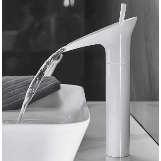 Μπαταρία Νιπτήρος Ψηλή Λευκή Bonken HT-784