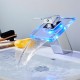 Μπαταρια Νιπτηρος Χρωμε με LED Fioro