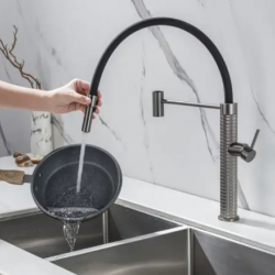 Ψηλή Μπαταρία Κουζίνας Gun Gray Σπαστή Bonken-9014